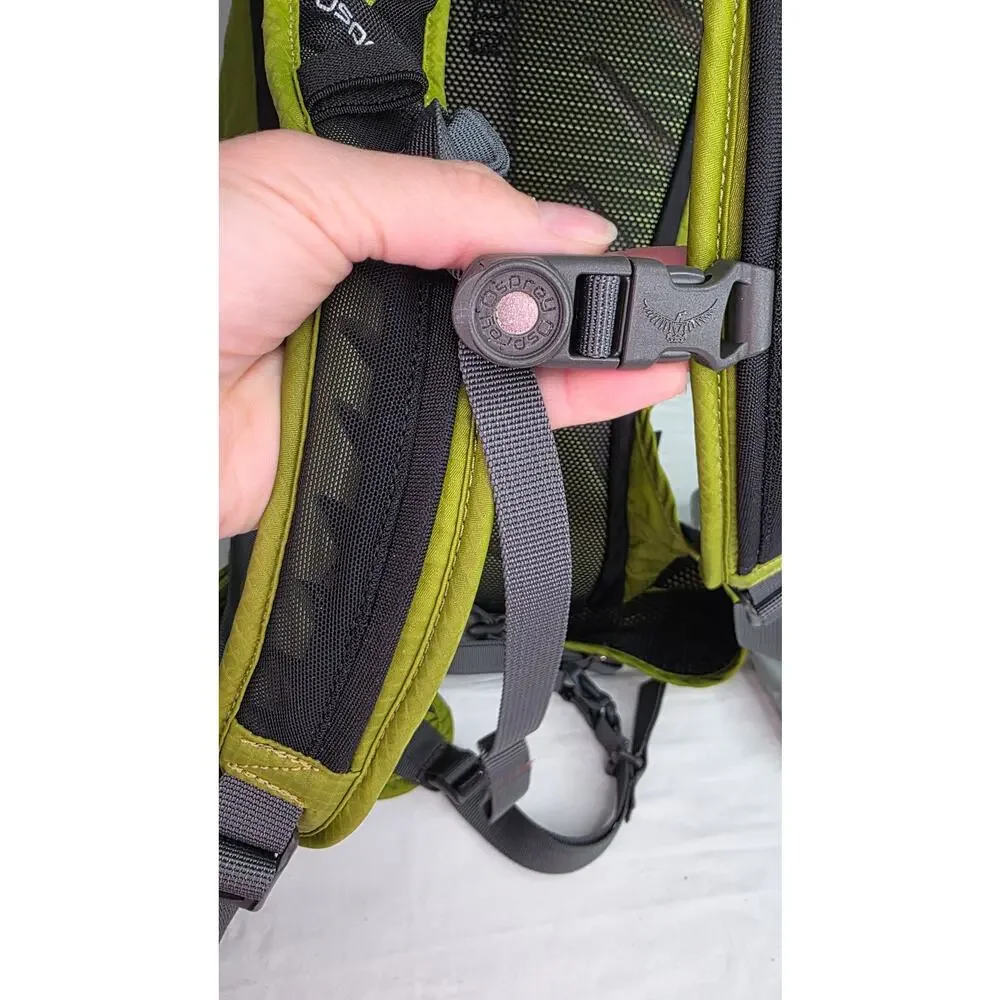Osprey Raptor 6 Hydration Backpack Green Hiking Cycling Day Pack NO Bladder